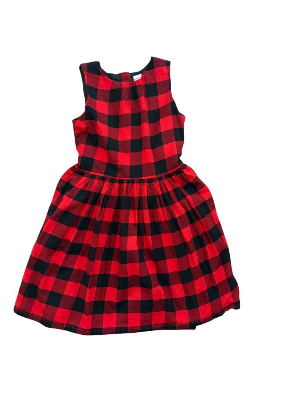 Carter's Buffalo Plaid Dress Black and Red Girls Size 8